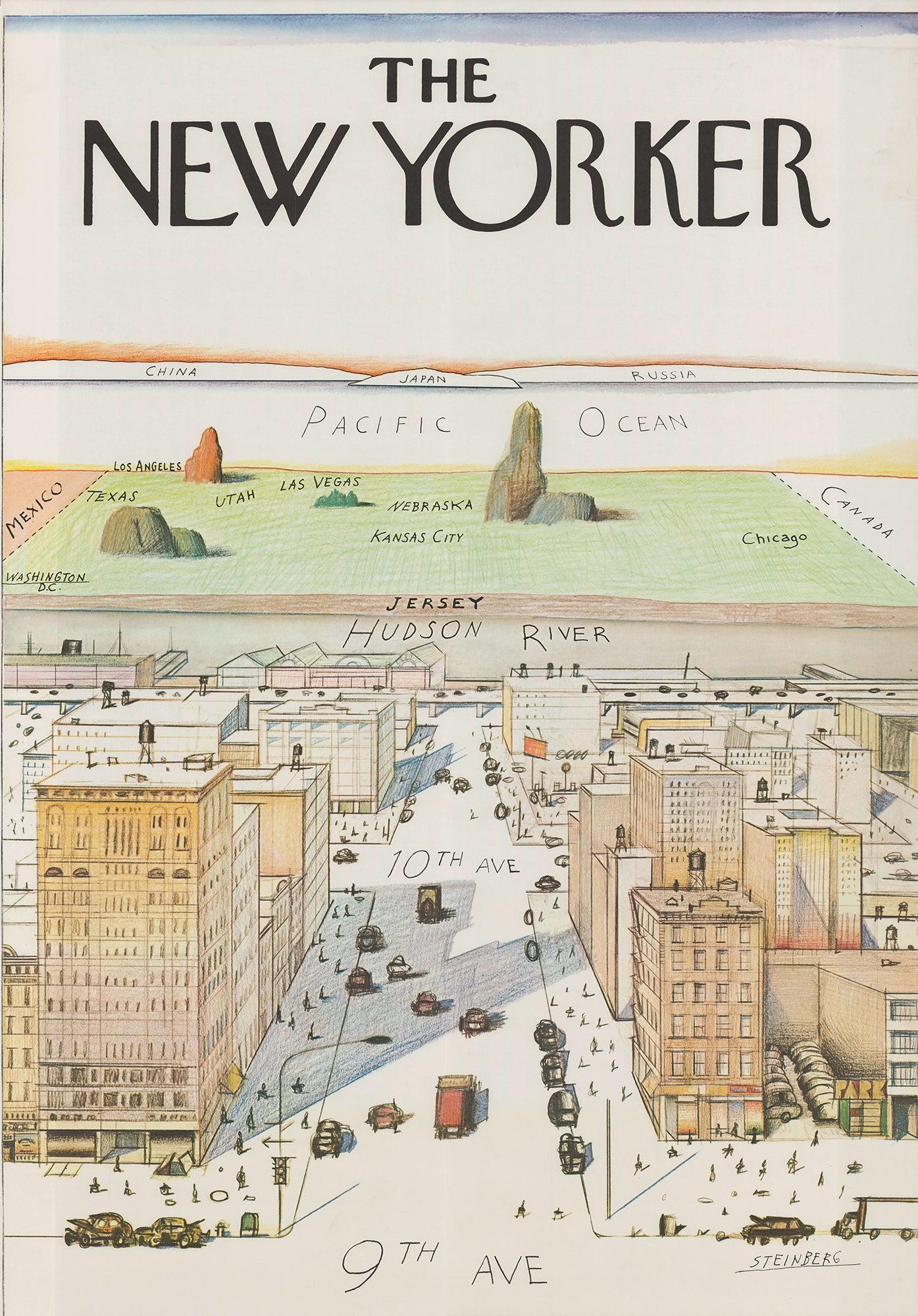 Saul Steinberg 'The New Yorker' 1976 For Sale 1