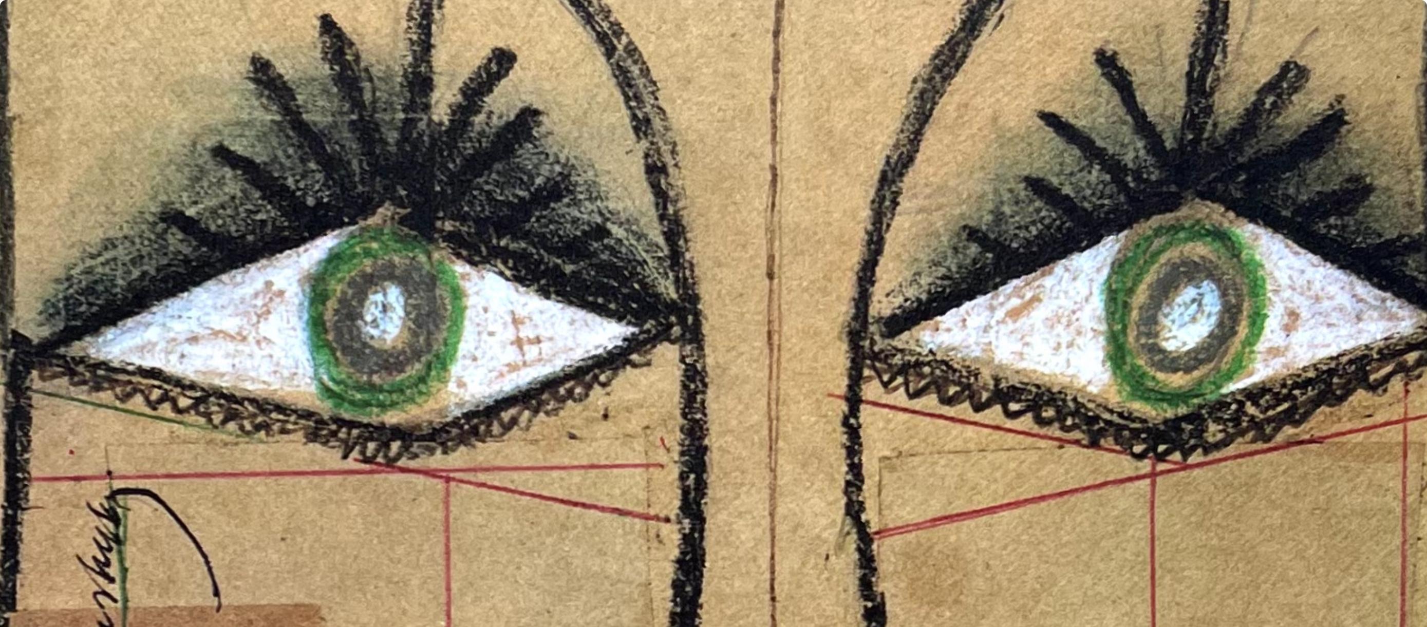Saul Steinberg, Western Harpy, Beauty Mask, L'édition de tête (after) For Sale 2