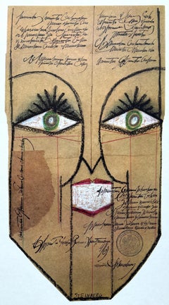 Saul Steinberg, Western Harpy, Beauty Mask, L'édition de tête (after)
