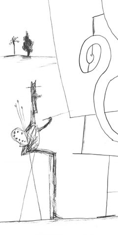 Steinberg, Illustration, Derrière le miroir (nach)