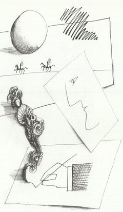 Steinberg, Illustration, Derrière le miroir (after)