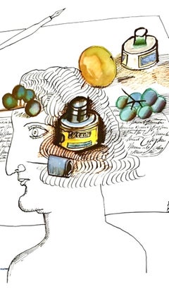 Steinberg, Illustration, Derrière le miroir (d'après)