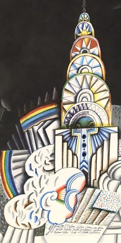 Steinberg, Illustration, Derrière le miroir (after)