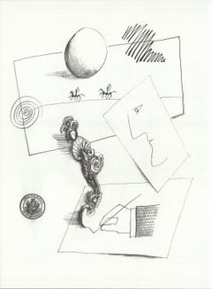 Steinberg, Illustration, Derrière le miroir (d'après)