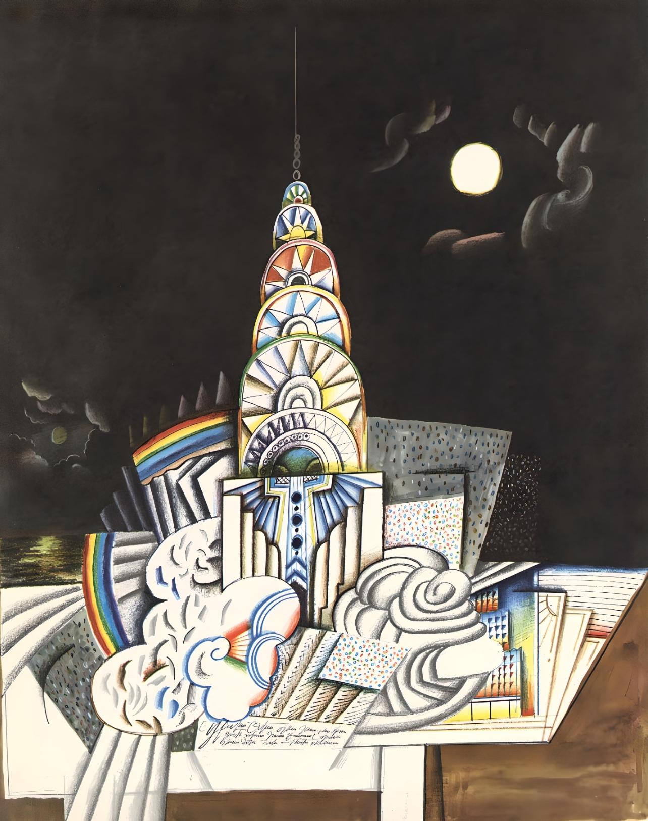 Steinberg, Illustration, Derrière le miroir (after)