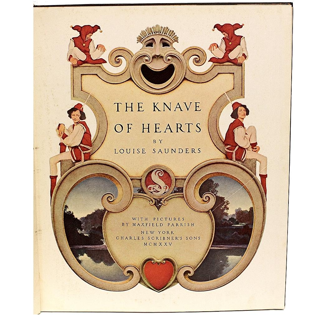 American Saunders 'Maxfield Parish', the Knave of Hearts, First Ed. Presentation Copy For Sale