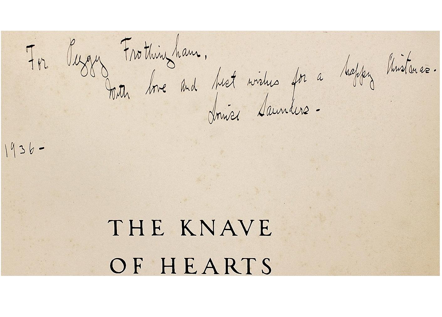 Early 20th Century Saunders 'Maxfield Parish', the Knave of Hearts, First Ed. Presentation Copy For Sale