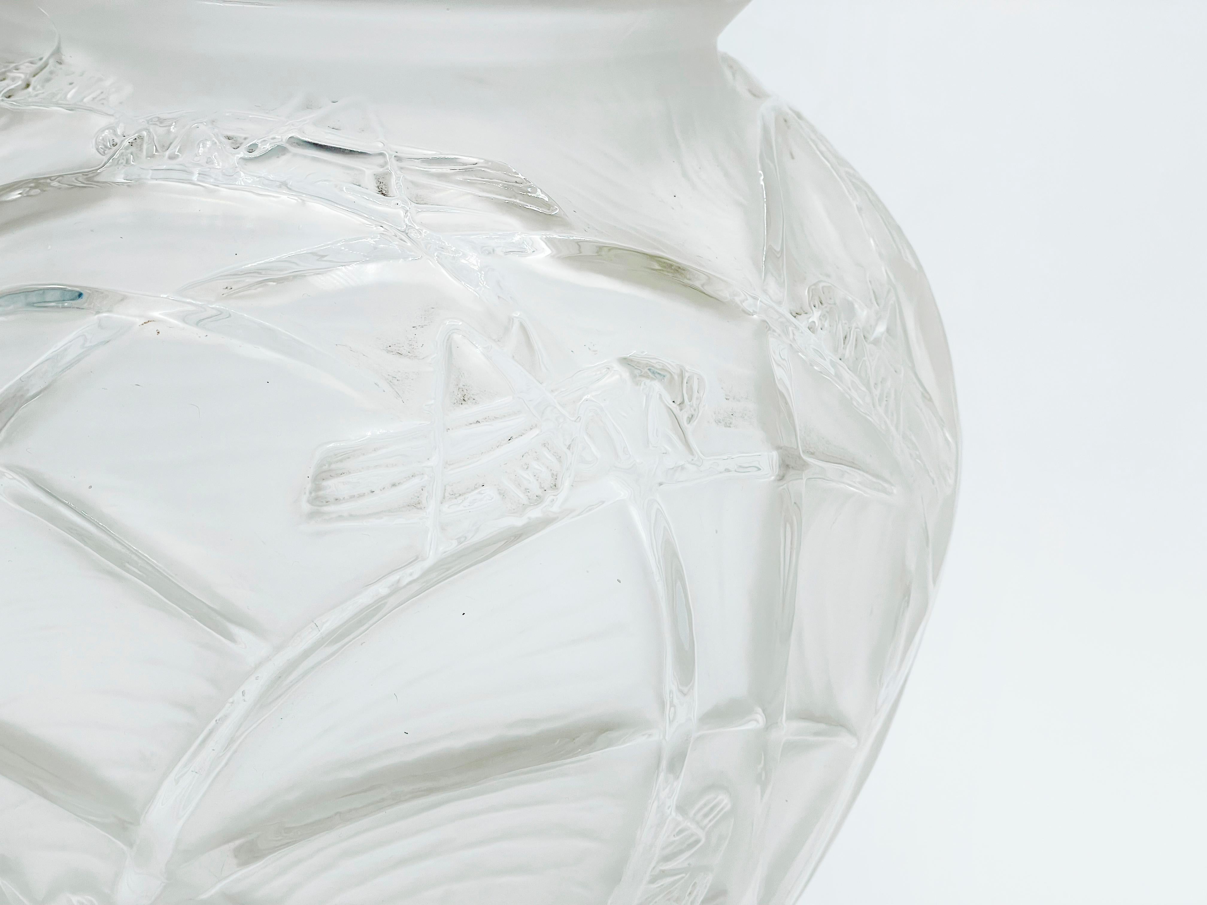Art Deco Sauterelles Vase by René Lalique For Sale