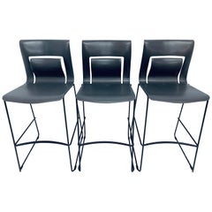 Used Sava Cvek "Rhythm" Bar Stools for Stylex Furniture Company, Set of Three