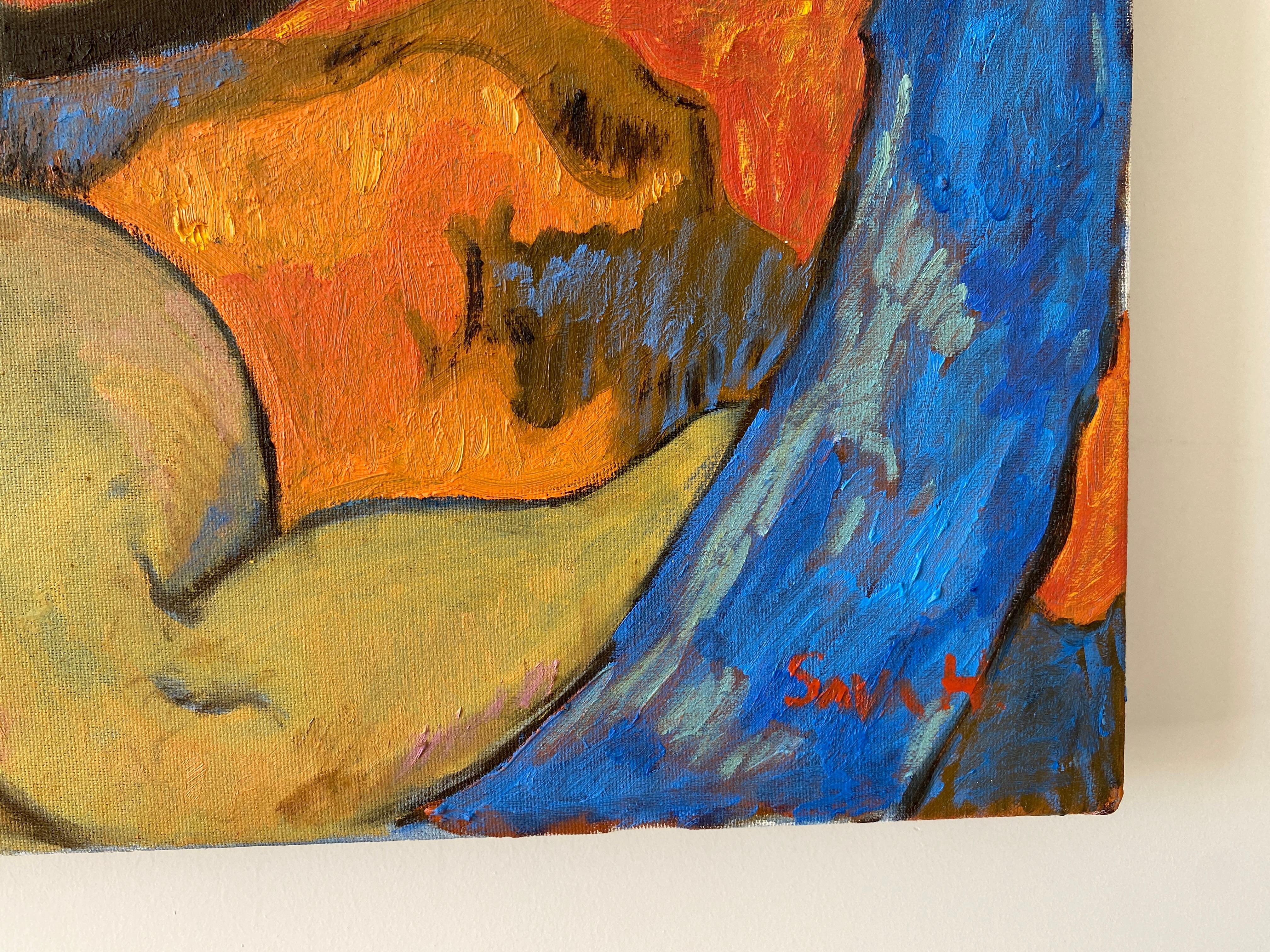¿Has visto la luna esta noche? - Painting de Sava Harris