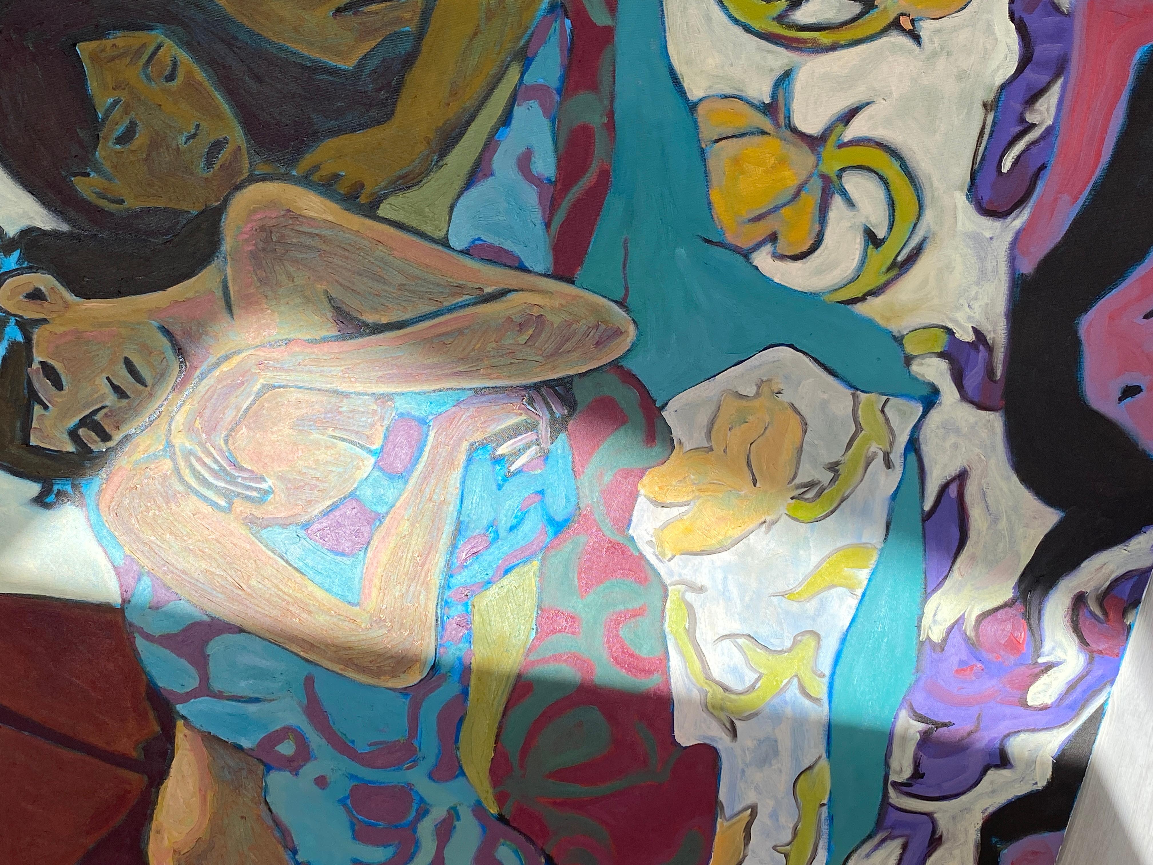 la promesa - Painting Moderno de Sava Harris