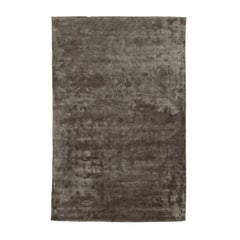 Savanna B Turtledove, Handwoven Rug in Tencel and Cotton