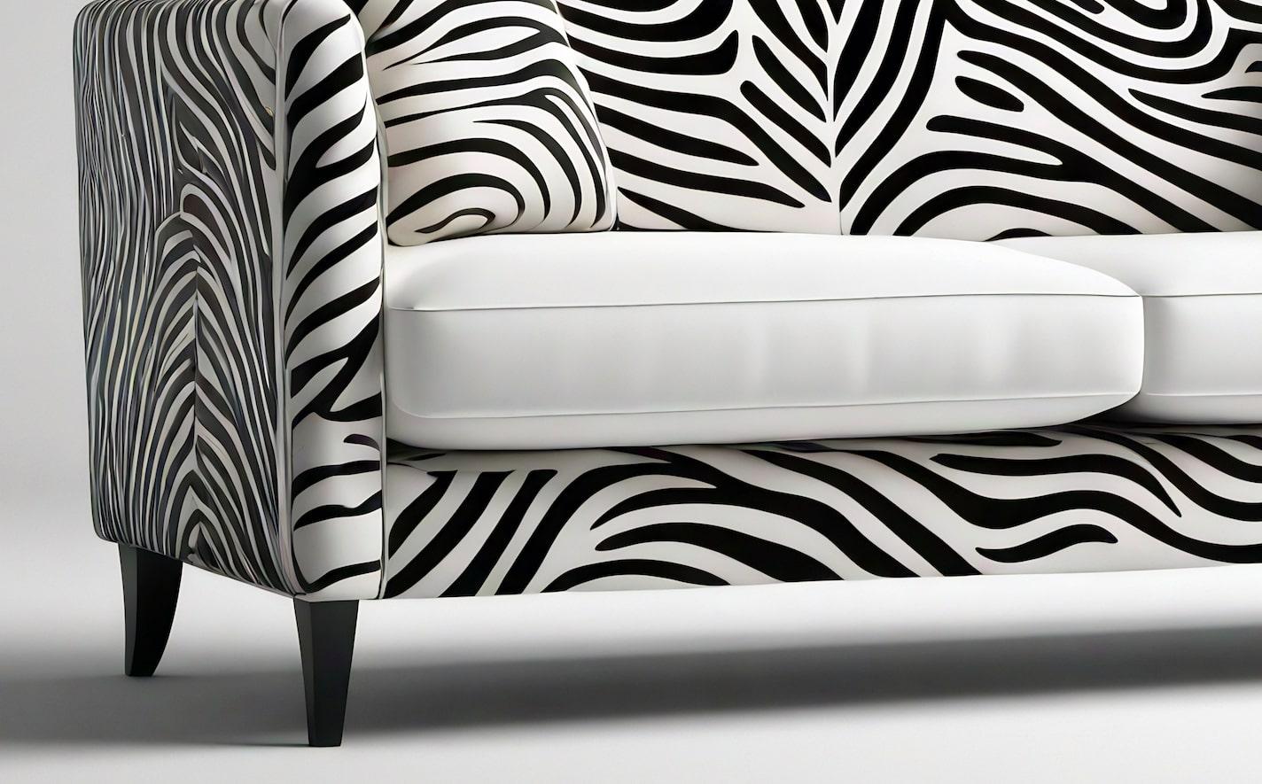 Dies ist eines der Sofas aus der Savannah Collection'S von Artisanal

Bringen Sie einen kühnen, raffinierten Stil in Ihren Wohnbereich mit unserem handgefertigten Zebra Animal Print Sofa. Dieser 3-Sitzer ist eine perfekte Mischung aus modernem