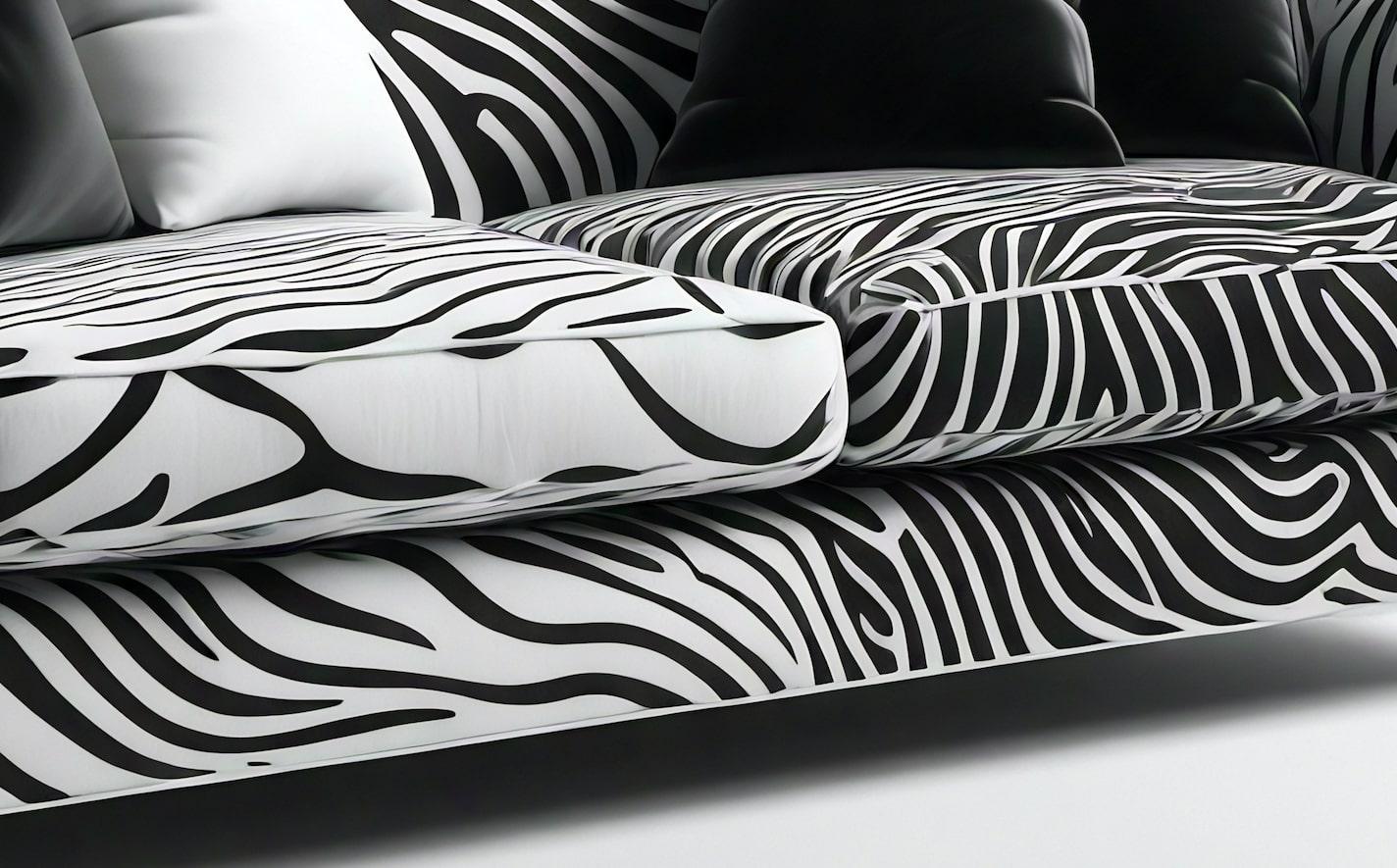 Savannah-Sofa mit weißem 3-Etagen-Sofa mit Tierdruck von Artisanal im Zustand „Neu“ im Angebot in New York, NY