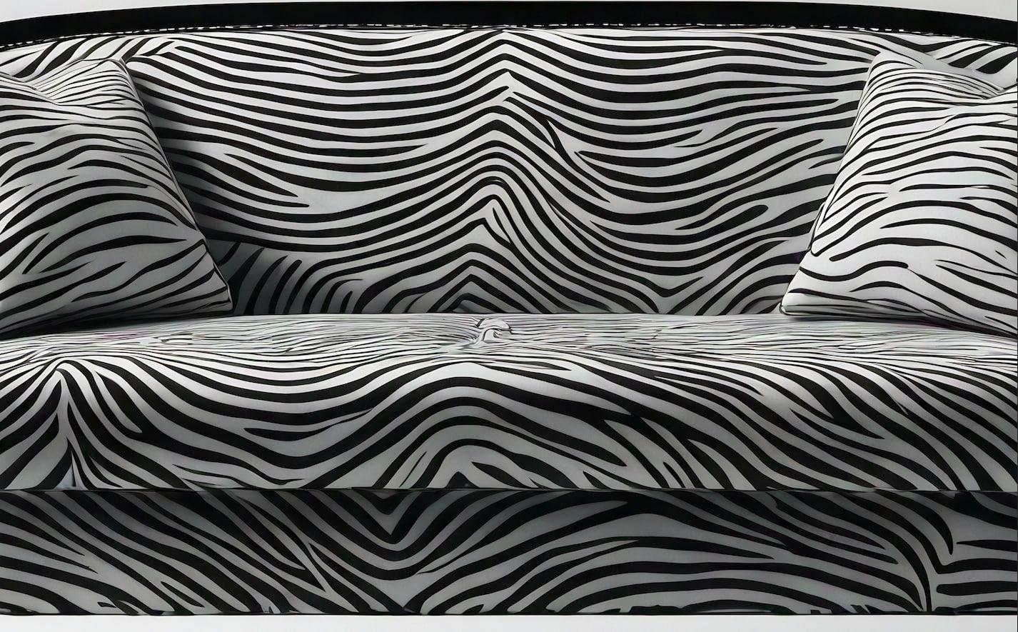 Savannah-Sofa mit weißem 3-Etagen-Sofa mit Tierdruck von Artisanal (21. Jahrhundert und zeitgenössisch) im Angebot