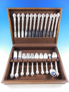 Savannah by Reed & Barton Sterling Silver Flatware Service for 12 Set 60 Pieces