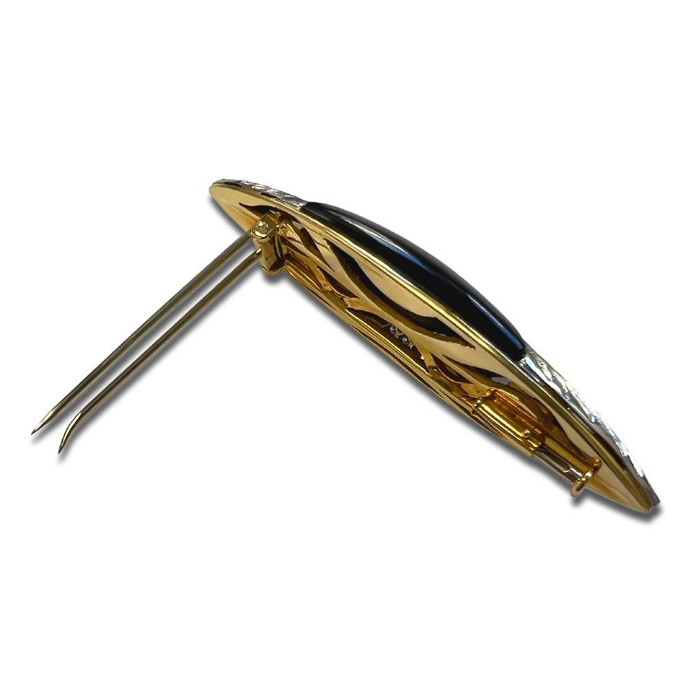 Art Deco Savannah Pin For Sale