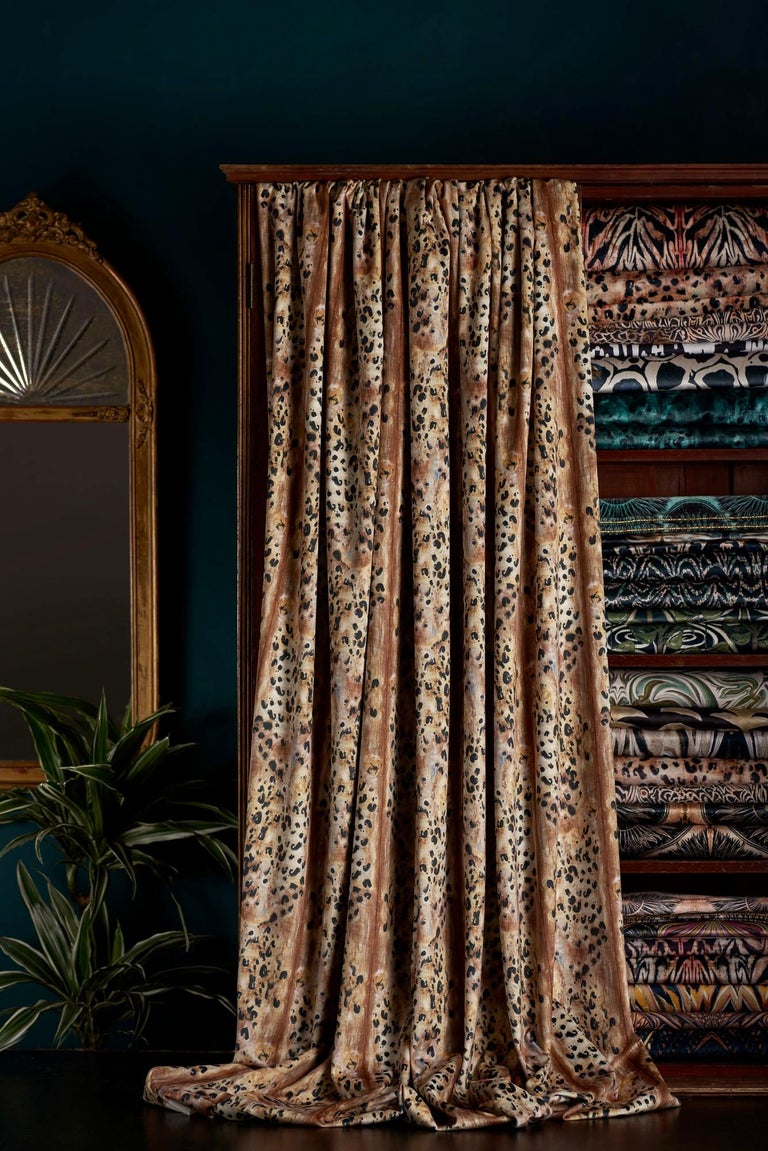 Savannah Soft Touch Velvet Fabric For Sale at 1stDibs