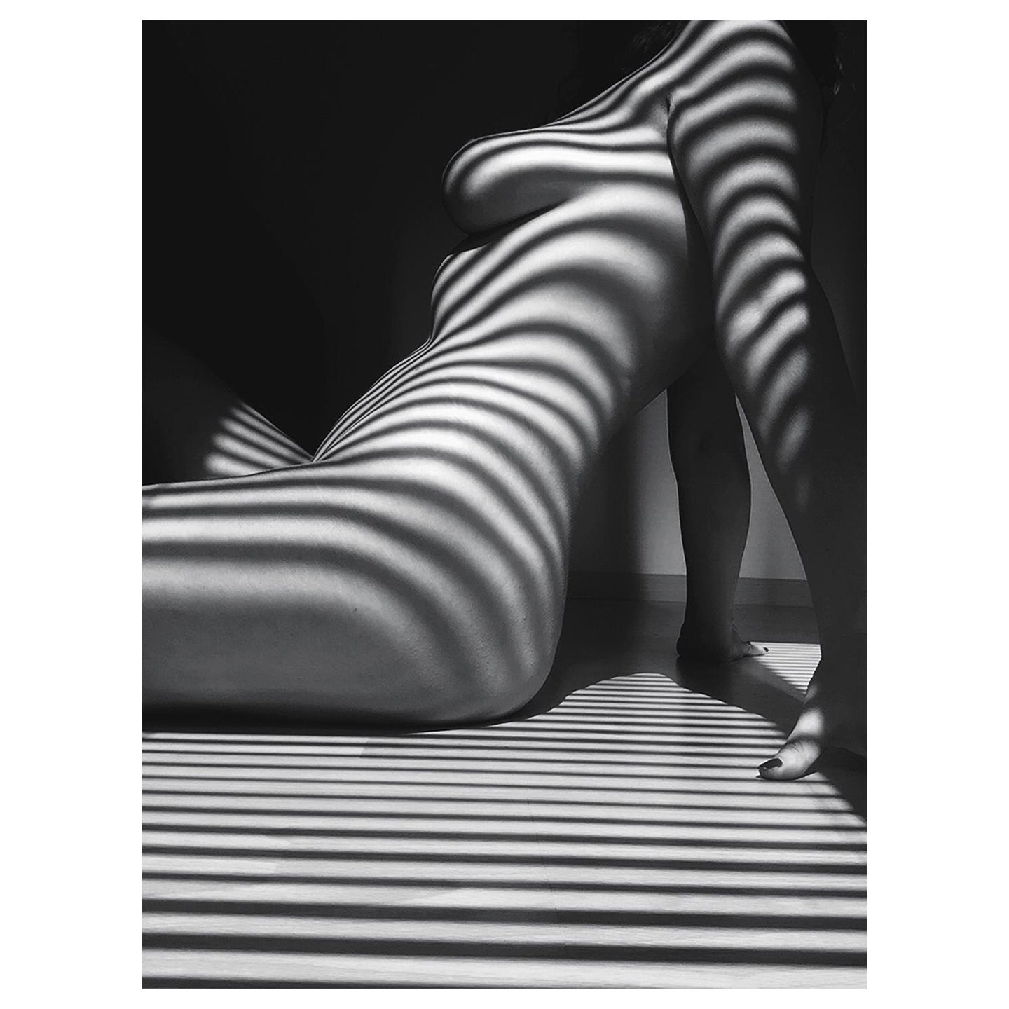 Nude Photograph Savannah Spirit - My Body, My Choice, photographie de nus noirs et blancs en gélatine argentée