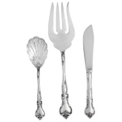 Savannah Sterling Flatware Set Patented in 1962 by Reed & Barton
