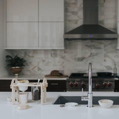 Savant Pour over Set, Matte Grey Coffee Set, Modern Contemporary Porcelain
