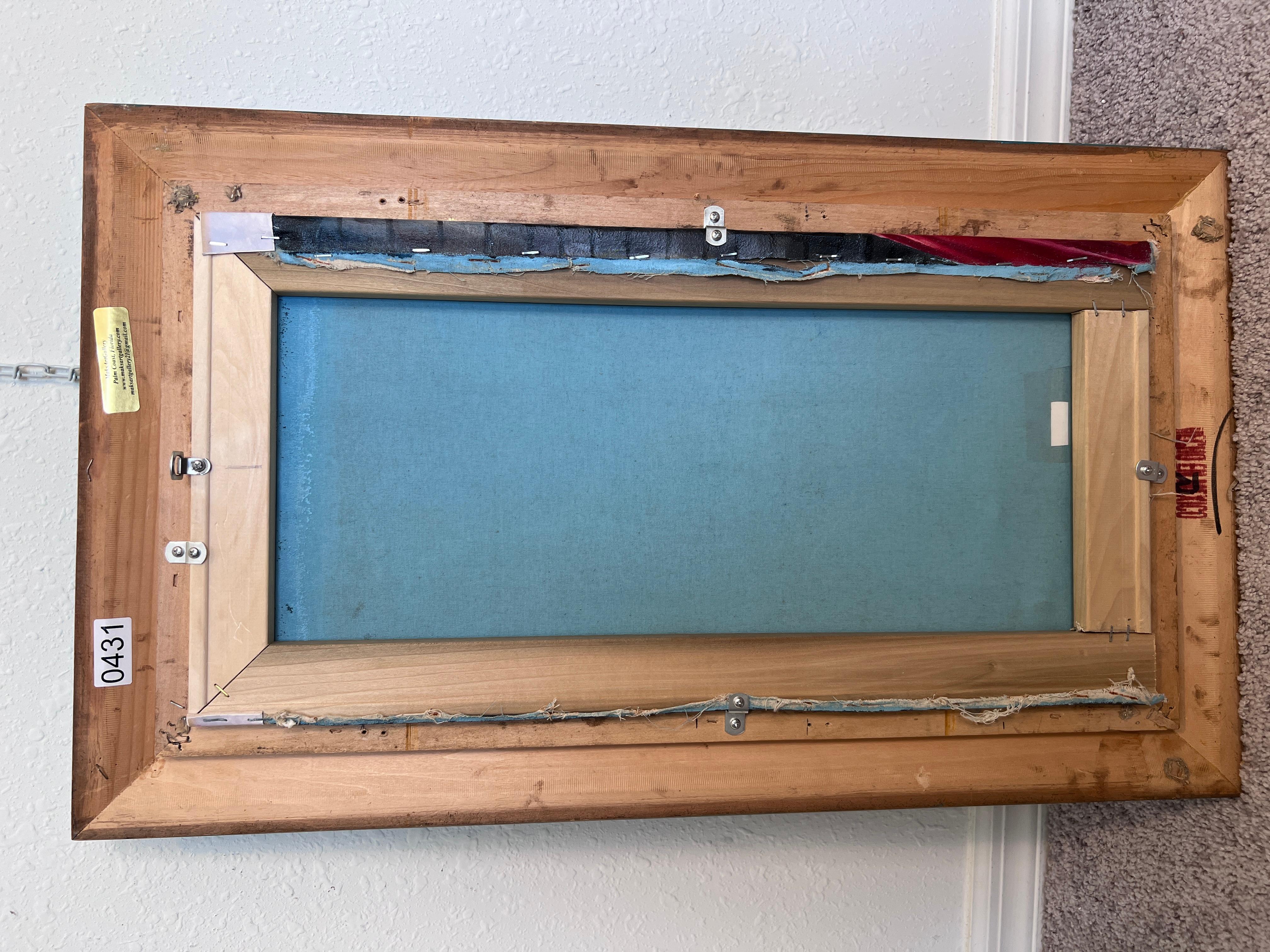 Porträt von Kaiser Peter I. (1672-1725) - Öl auf Leinwand - Signiert A.G. Saveliev im Angebot 5