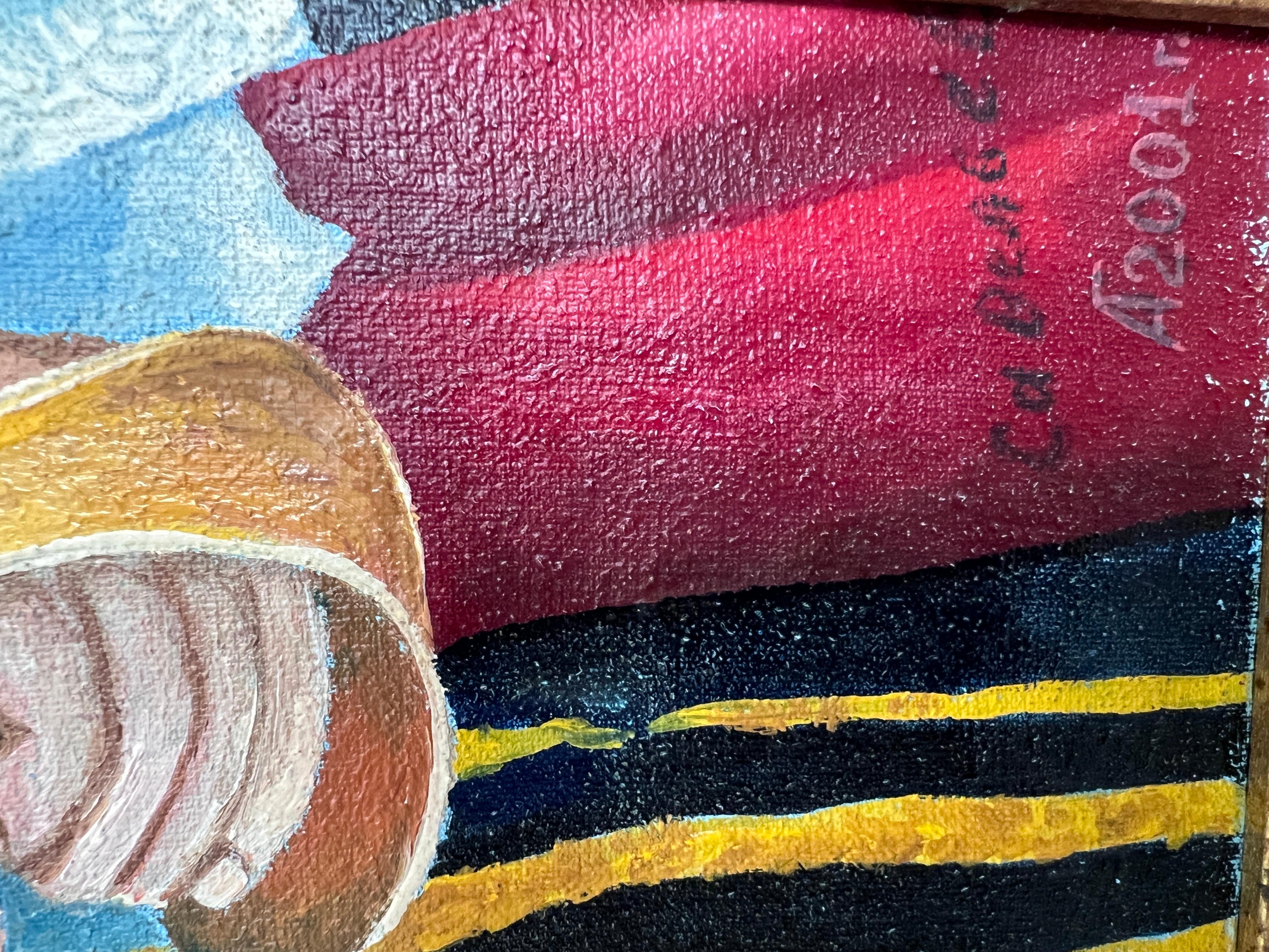 Porträt von Kaiser Peter I. (1672-1725) - Öl auf Leinwand - Signiert A.G. Saveliev im Angebot 3