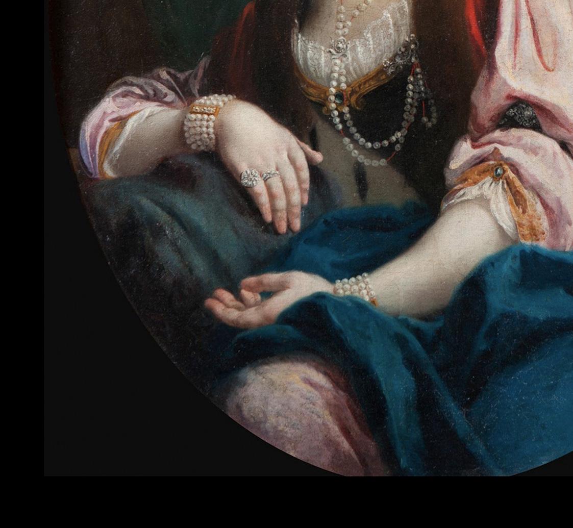 Dalla Rosa, Porträt von Angela Guggerotti Fracastoro, Öl/Leinwand, 18. Jahrhundert im Angebot 1