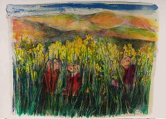 Brooms - Lithograph by Saverio Terruso - 1985