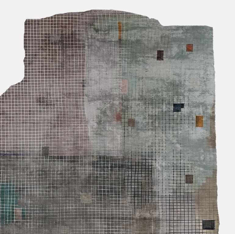 Post-Modern Saverne, Le Dessin #130, Crosby Edit Rug by Atelier Bowy C.D. For Sale