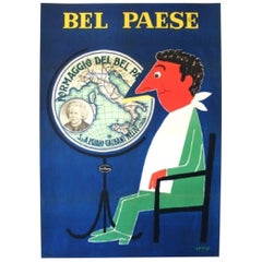 Savignac Bel Paese Original Retro Poster