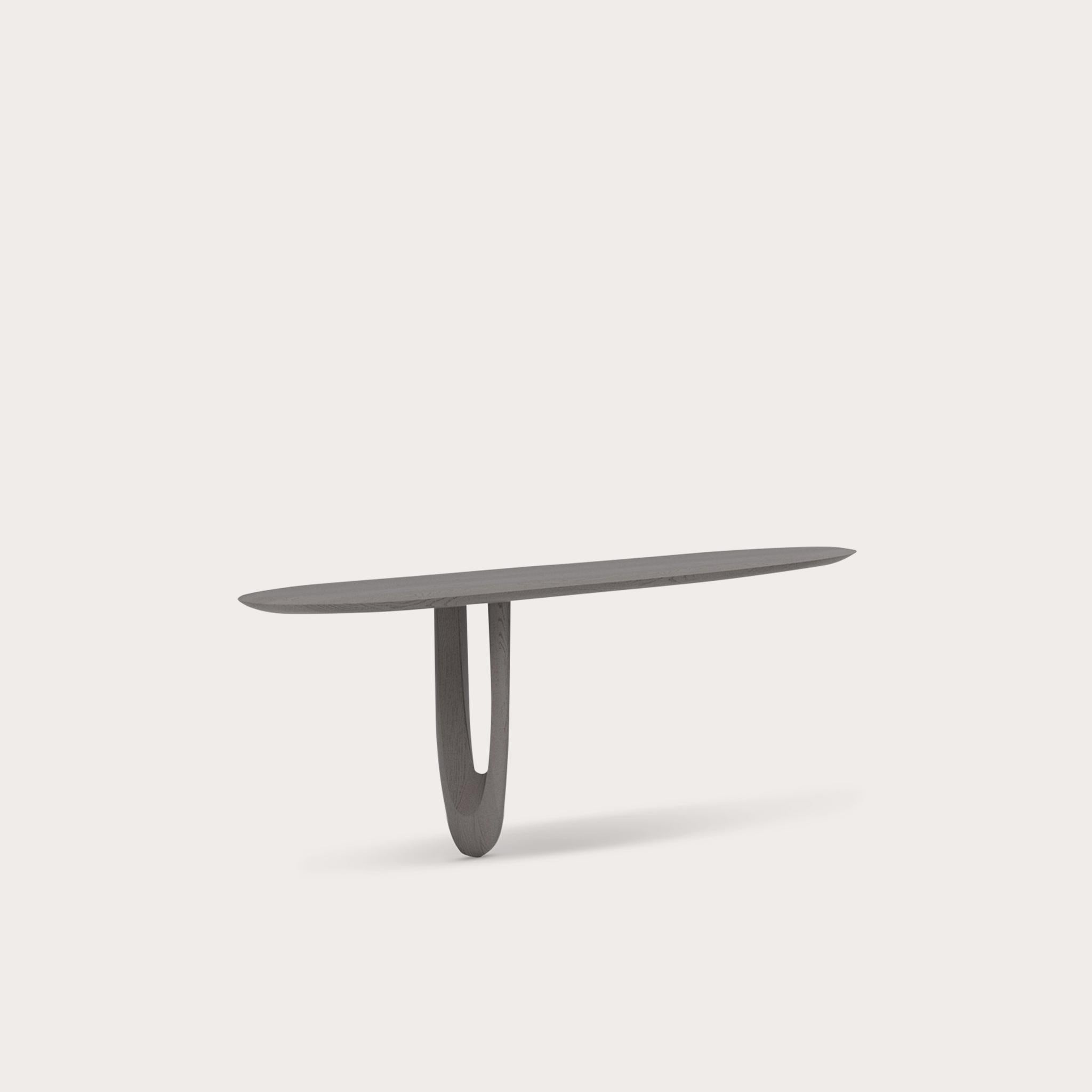 Modern Savignyplatz Console by Sebastian Herkner in Solid Oak Wood For Sale