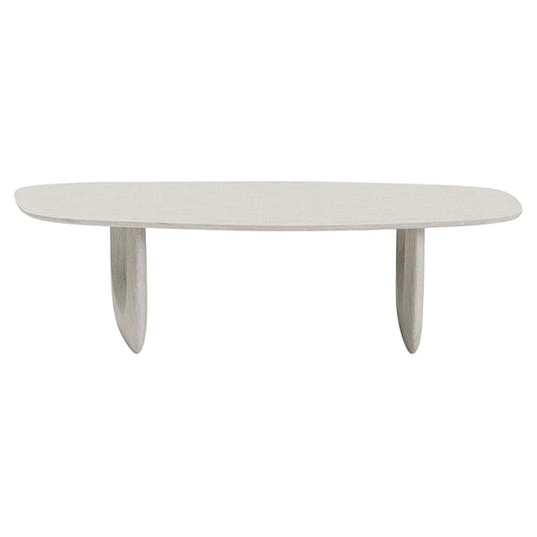 Savignyplatz Dining Table by Sebastian Herkner in Ivory Oak For Sale