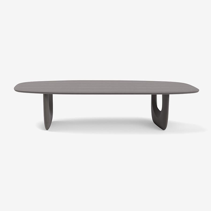 This Savignyplatz dining Table by Sebastian Herkner in mist matte lacquered oak is 320cm W × 120cm D × 74cm H. 

This Savignyplatz dining table by Sebastian Herkner in whiskey ultra matte lacquered oak is 320cm W × 120cm D × 74cm H. 

The