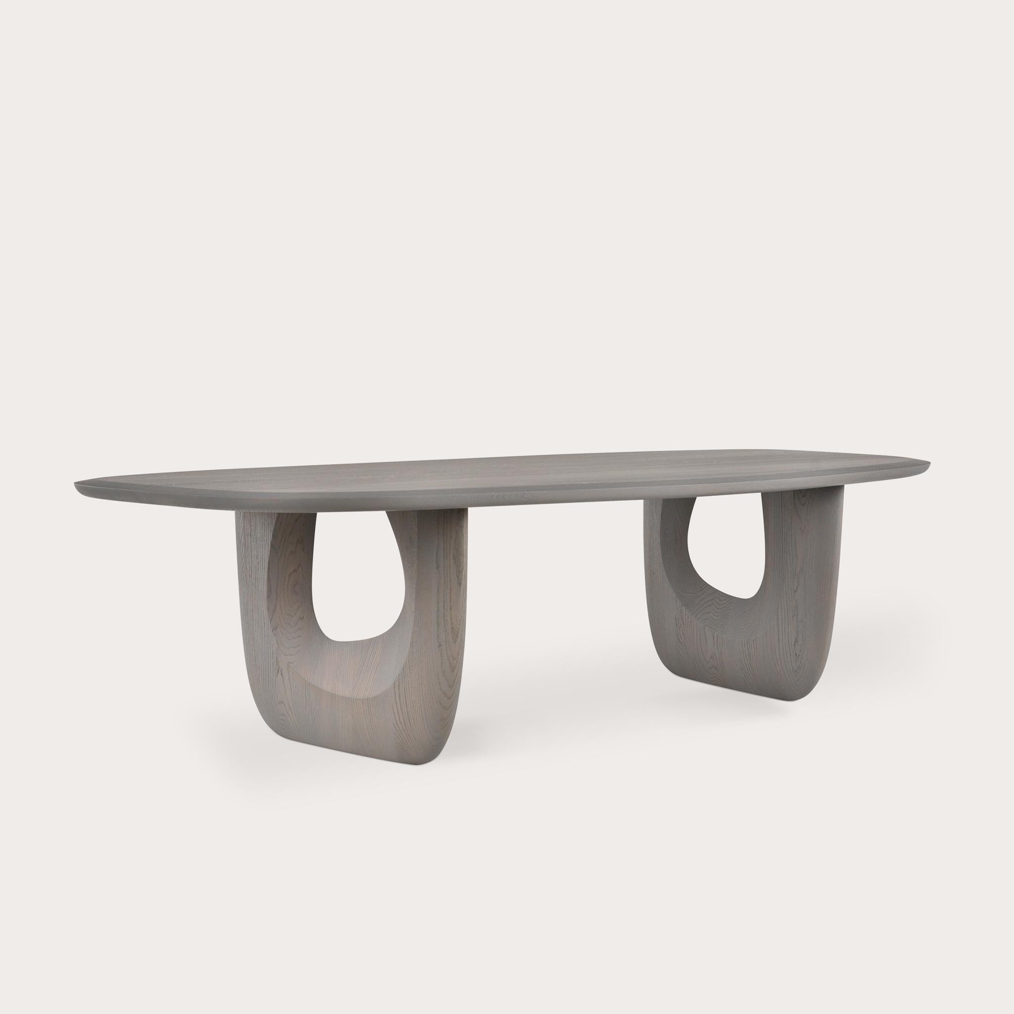 Lacquered Savignyplatz Dining Table by Sebastian Herkner in Solid Oak Wood For Sale