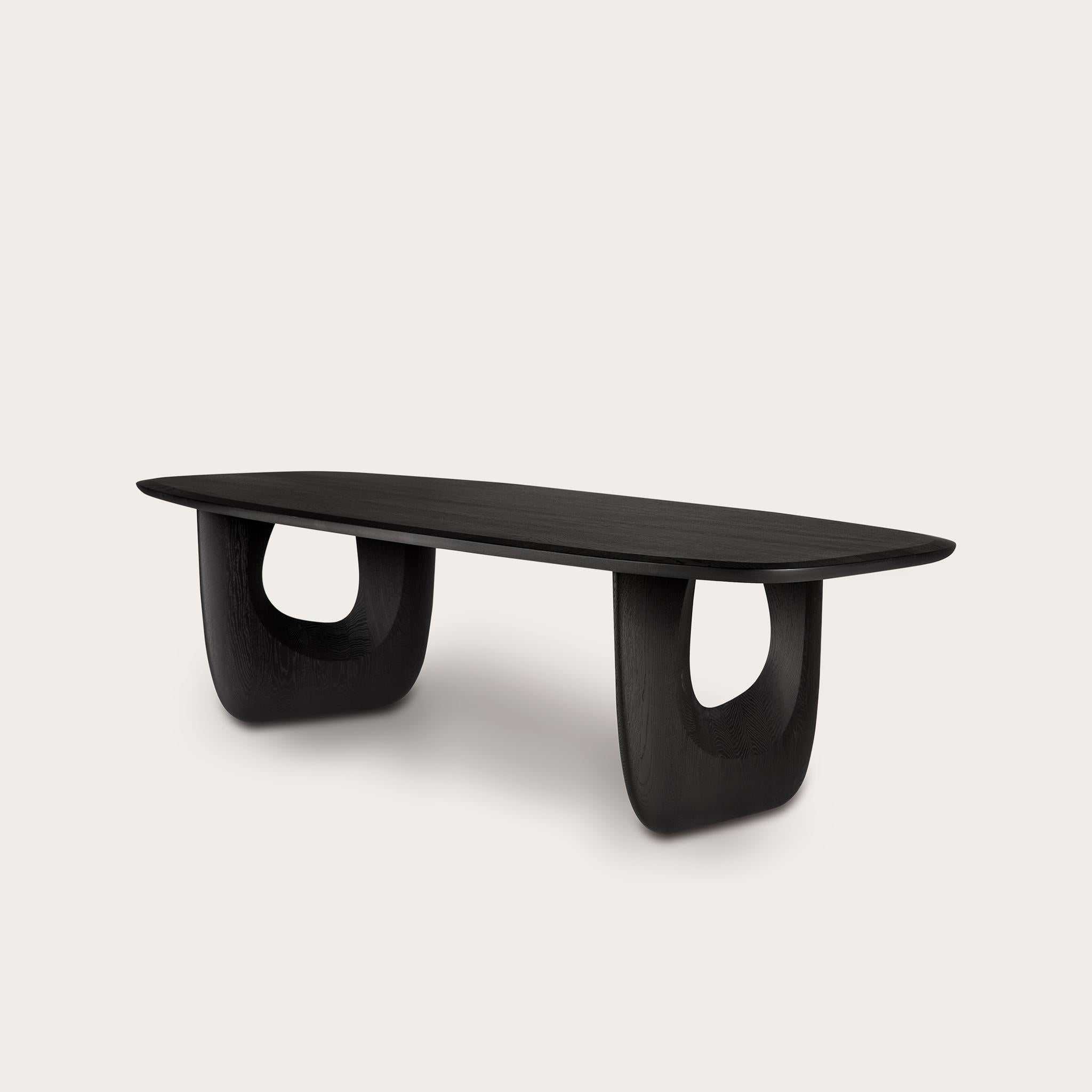 Savignyplatz Dining Table by Sebastian Herkner in Solid Oak Wood For Sale 1