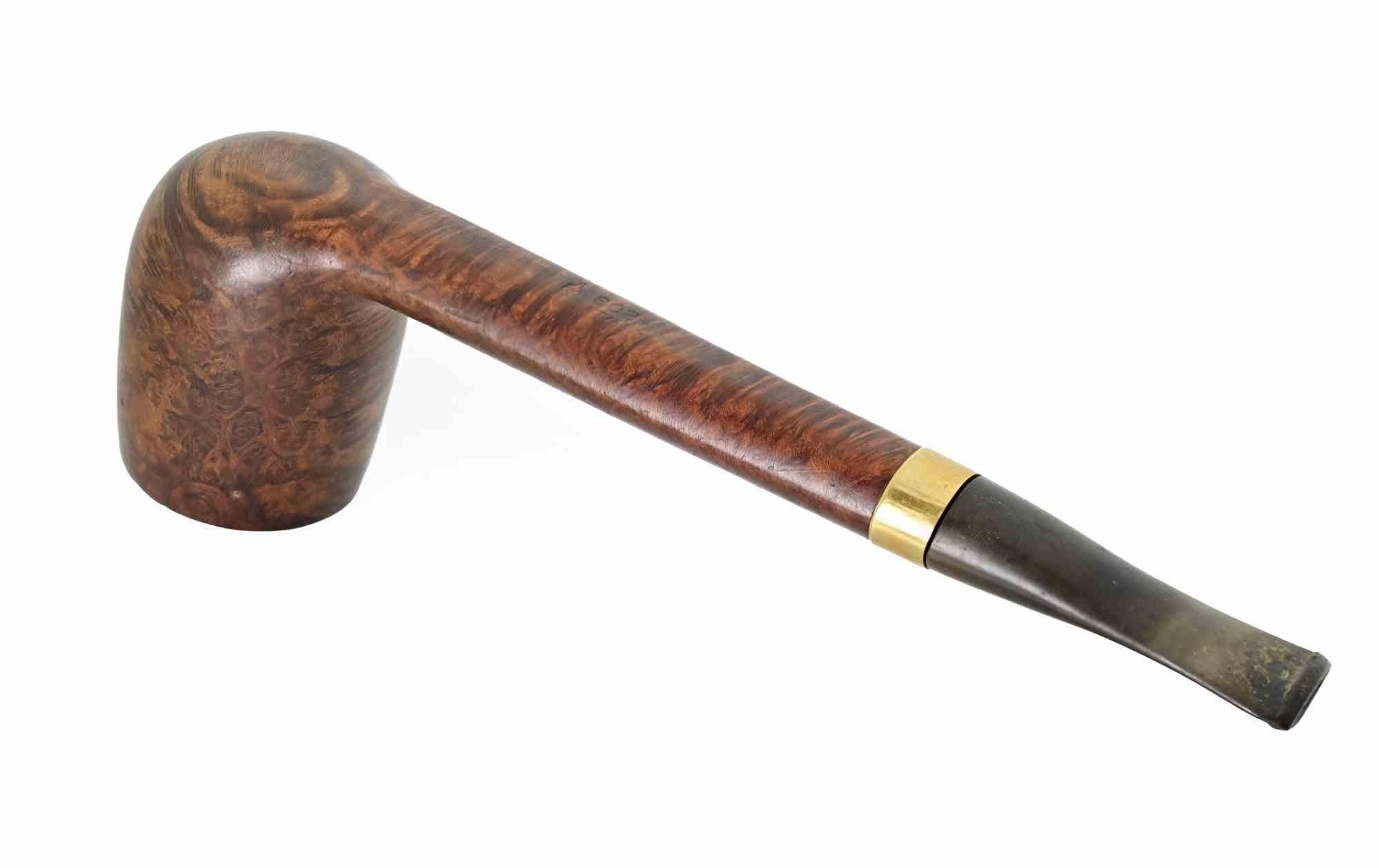 Europeo Pipa Savinelli Giubileo d'Oro con fascia in oro 10k, metà del XX secolo in vendita