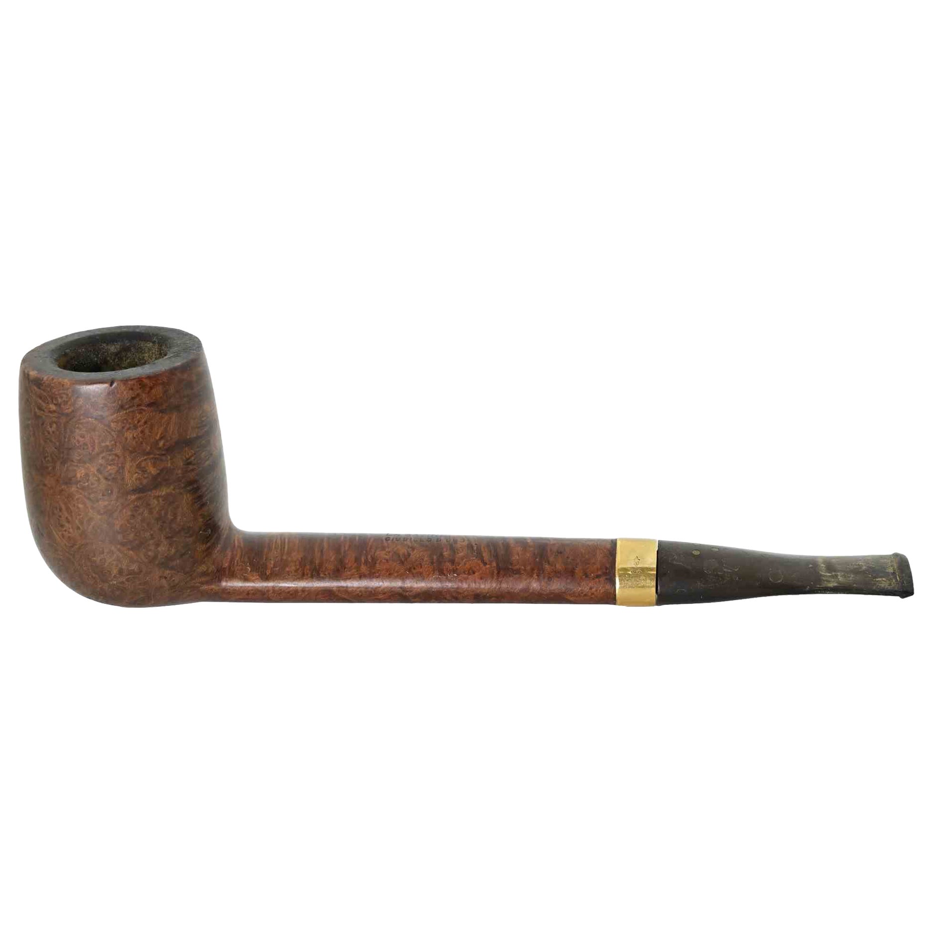 Savinelli Giubileo d’Oro Pipe with 10k Gold Band, Mid-20th Century