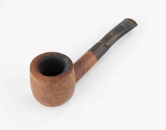 Savinelli Punto Oro Briar Pipe, Slender Billiard Shape, Italy