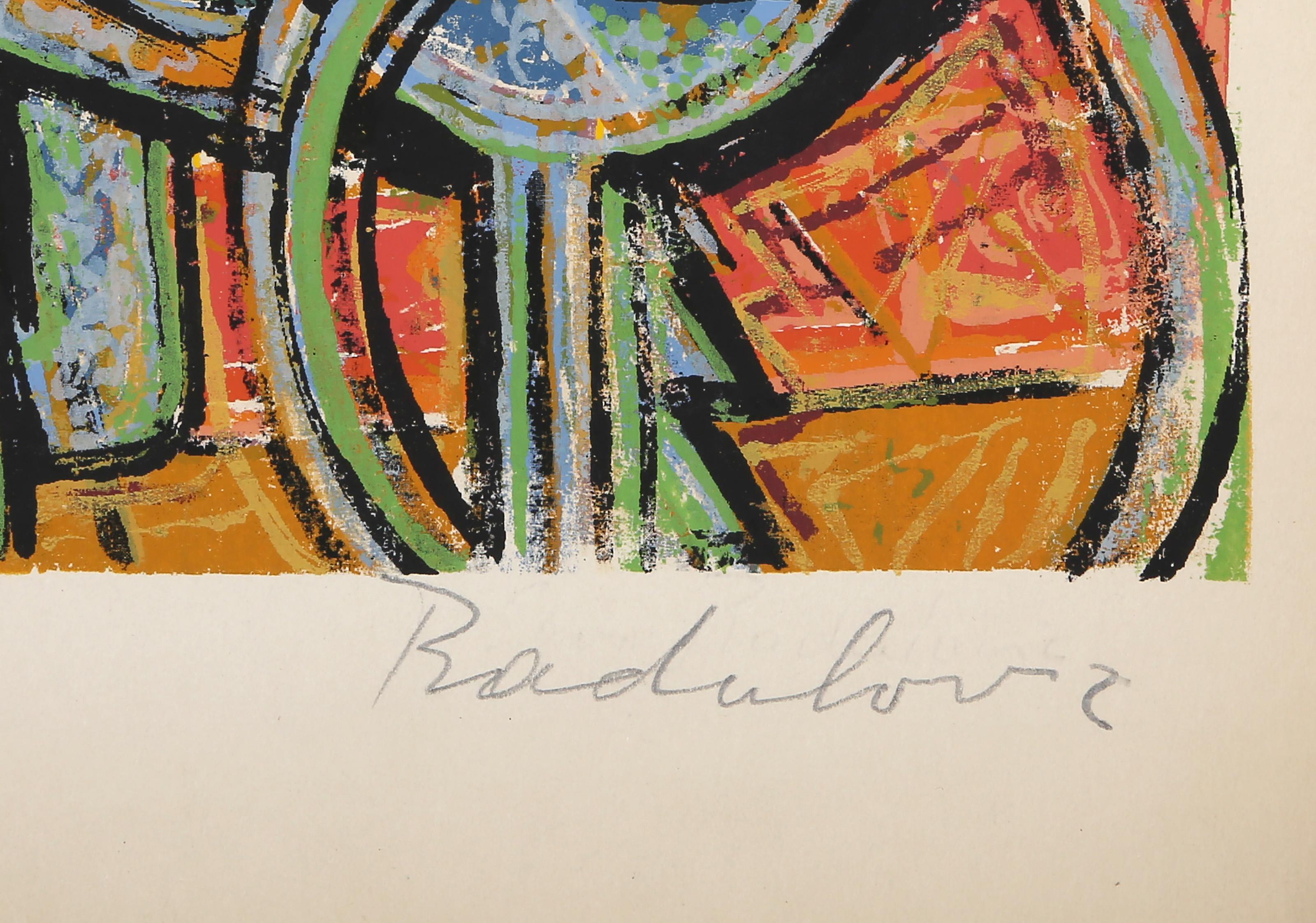 Il lucchetto, serigrafia moderna di Savo Radulović - Print di Savo Radulovic
