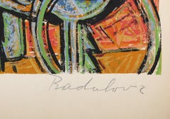 The Lock, Modern Screenprint by Savo Radulović
