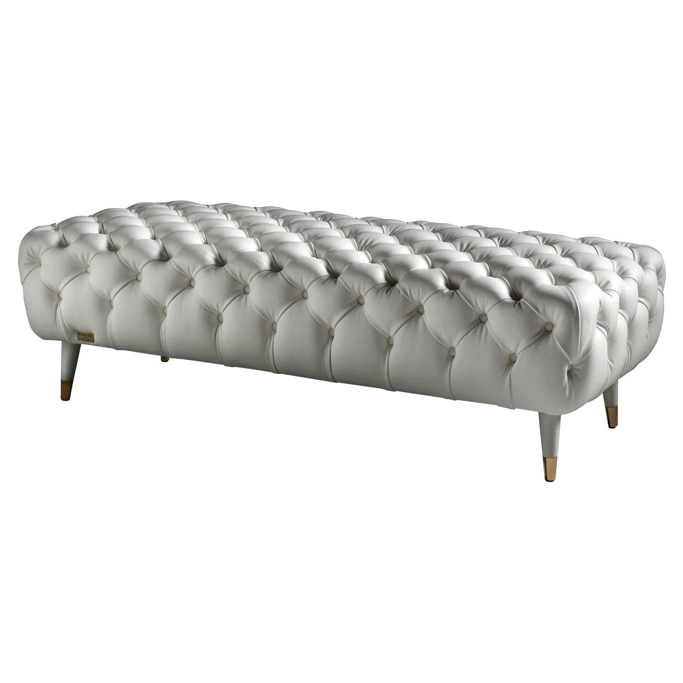 Pouf Savoi en cuir
