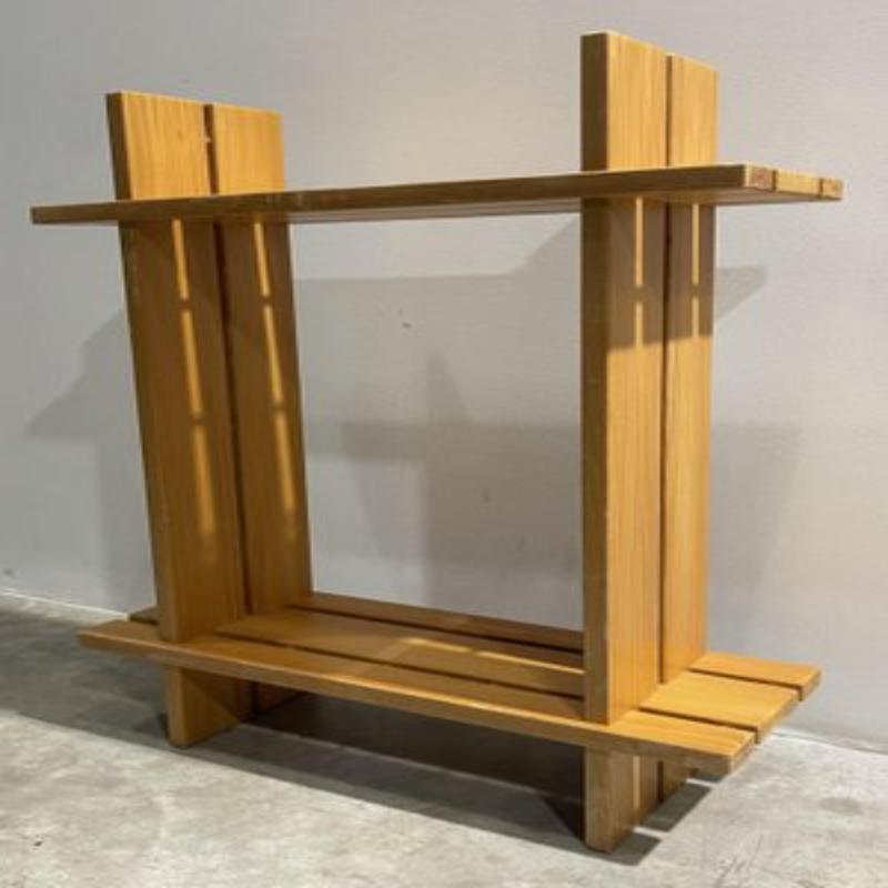 Savoie Mountain Shelf in Fir from Maison Regain, 1980s In Excellent Condition For Sale In Andrézieux-Bouthéon, FR