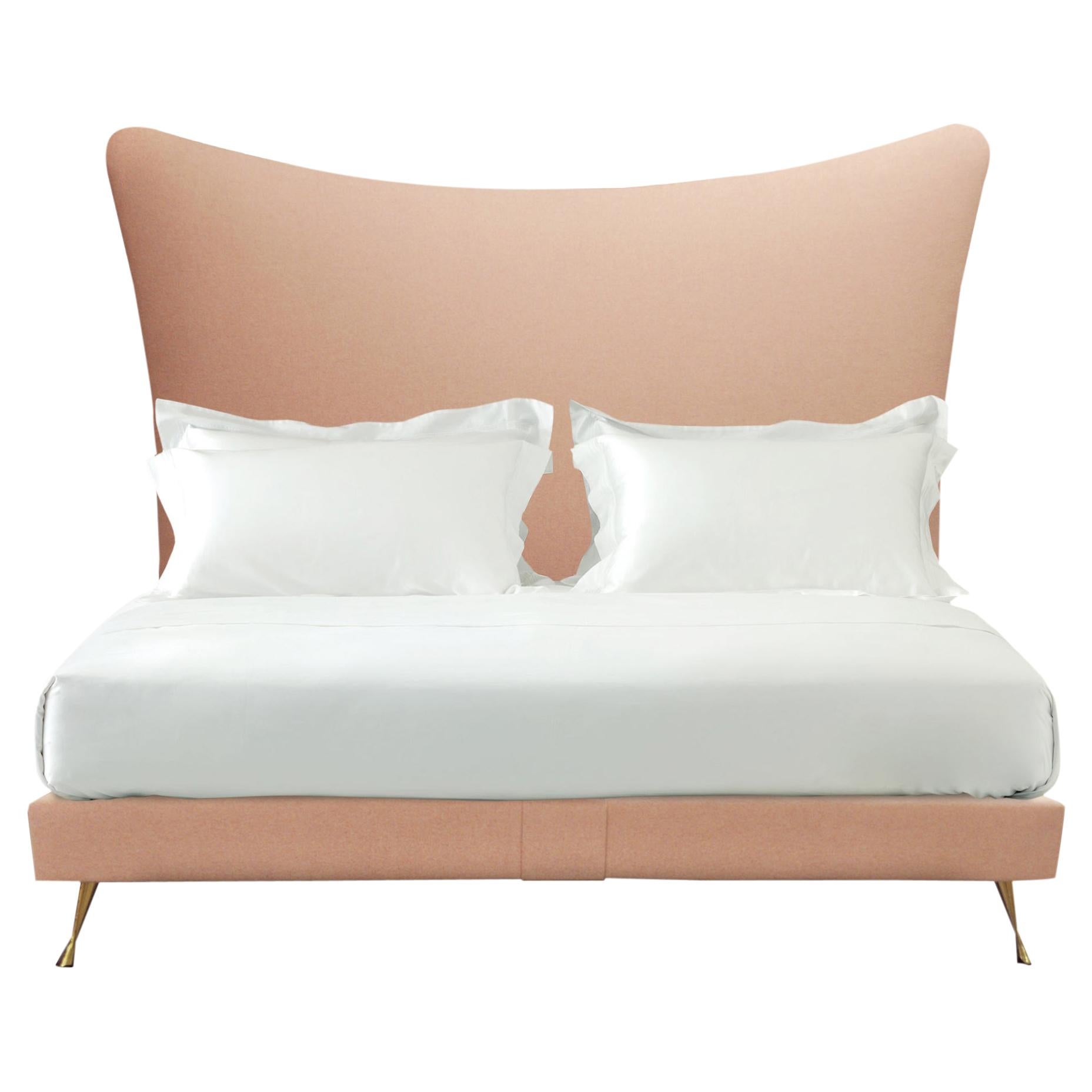 Savoir Amelia Headboard & Nº4 Bed Set, Handcrafted, US California King Size