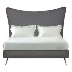 Savoir Grey Amelia & Nº4 Bed Set, Handcrafted to Order, US King Size