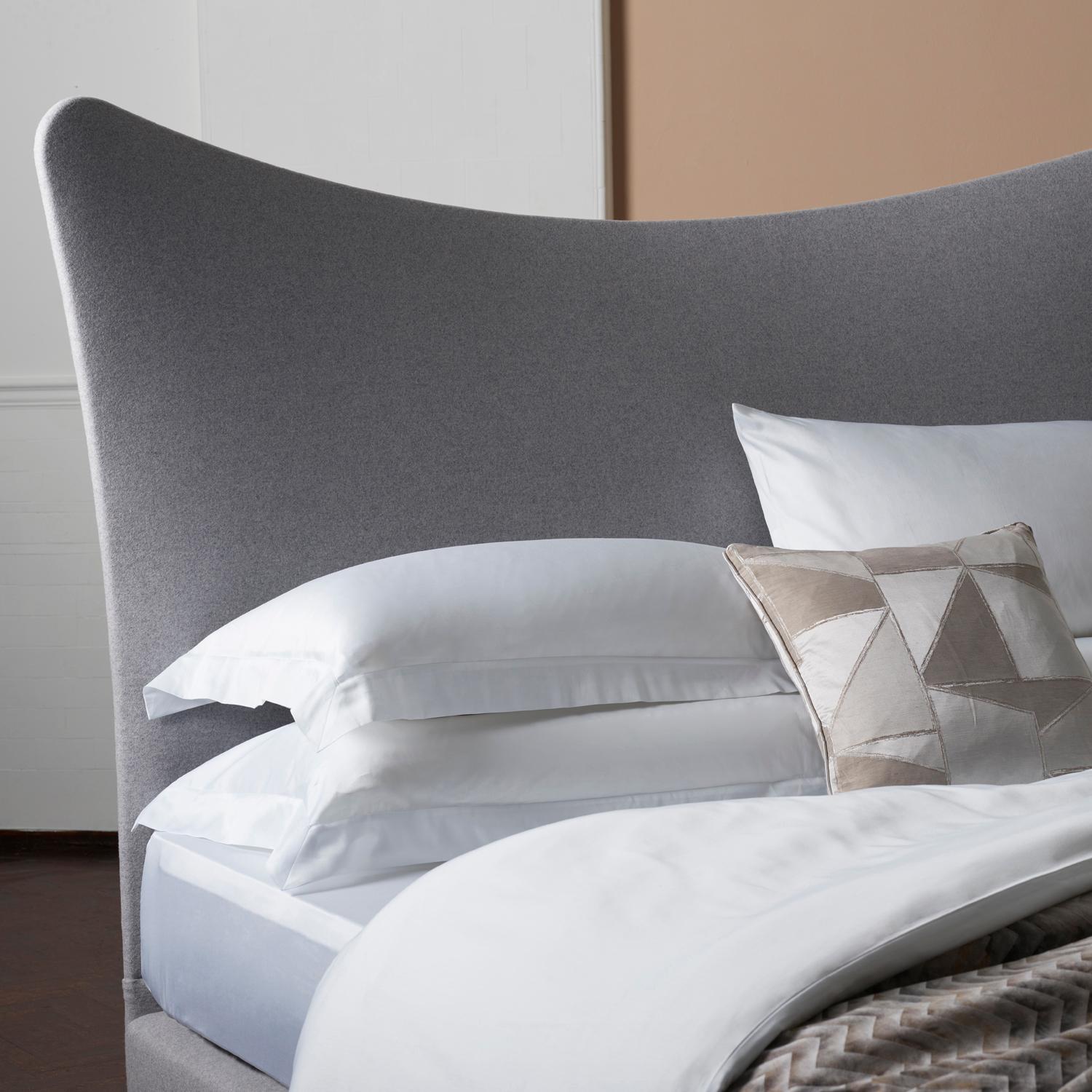 British Savoir Grey Amelia & Nº4 Bed Set, Handmade in Wales, Queen Size For Sale