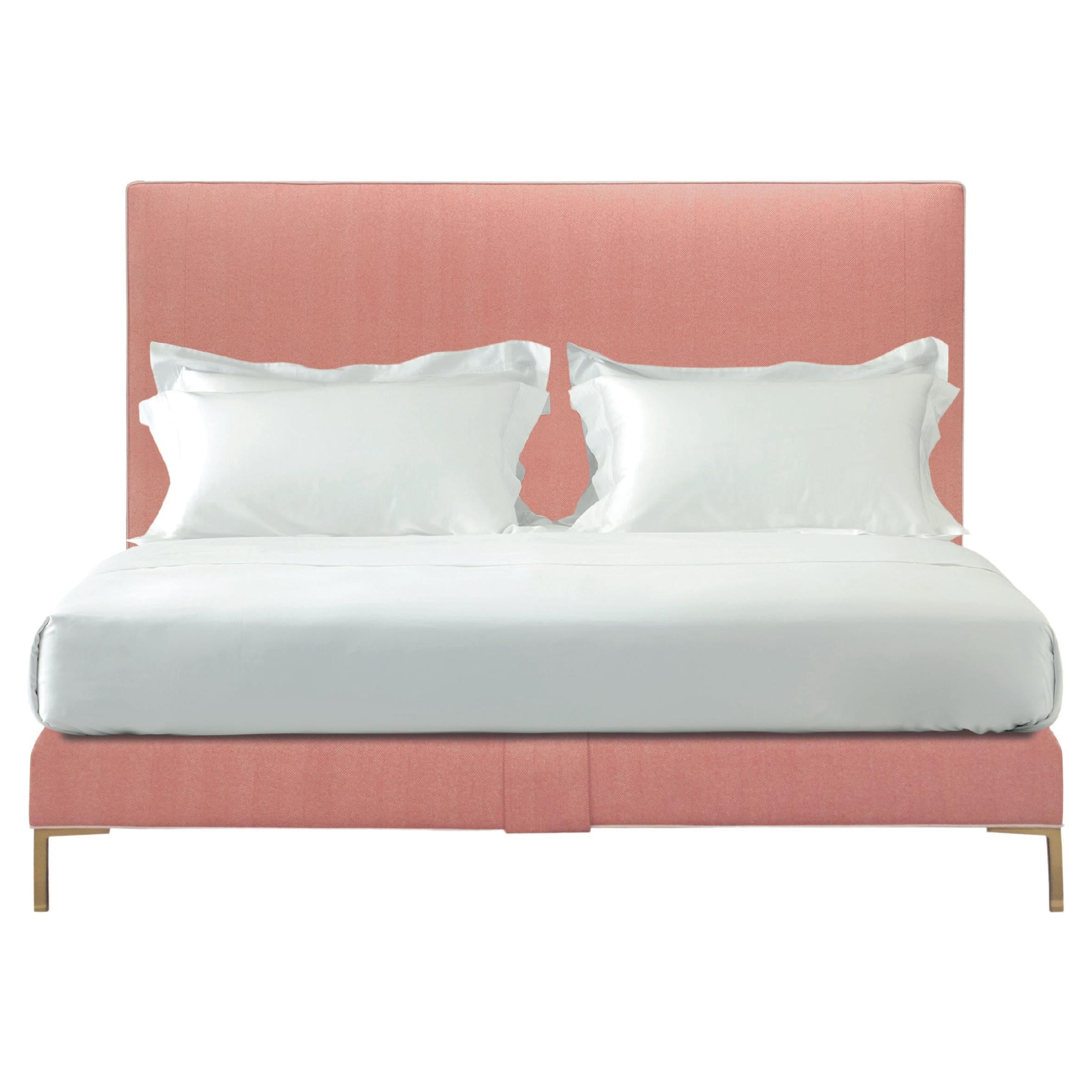 Savoir Harlech Headboard & Nº4 Bed Set, Made to Order, California King Size For Sale