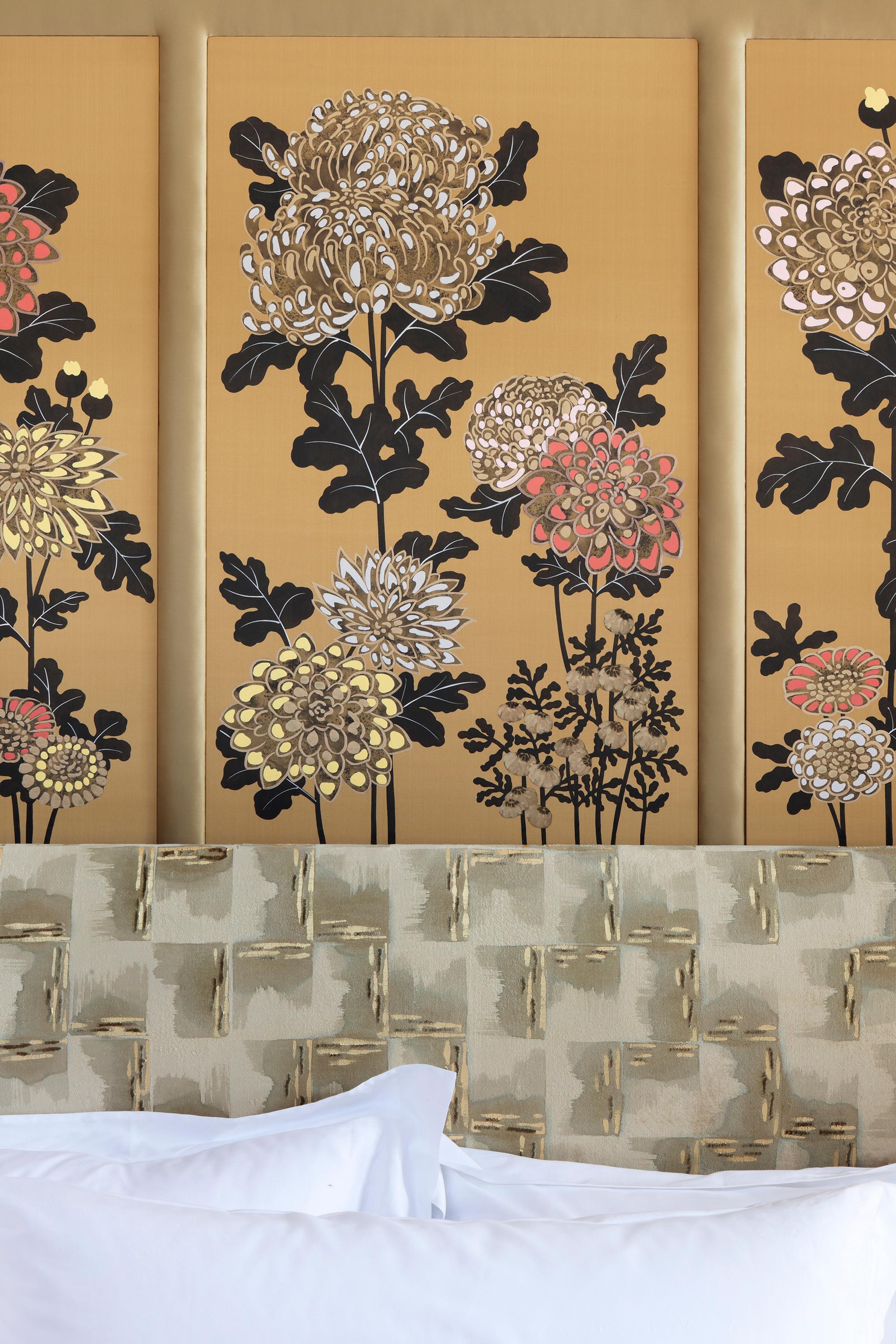 Fatto a mano Set letto Savoir Kiku & Nº3, US King Size, di Fromental in vendita