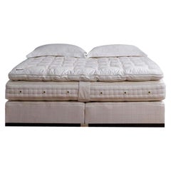 Handcrafted Savoir Nº1 Bed Set with Base, Mattress & Topper, US King Size 