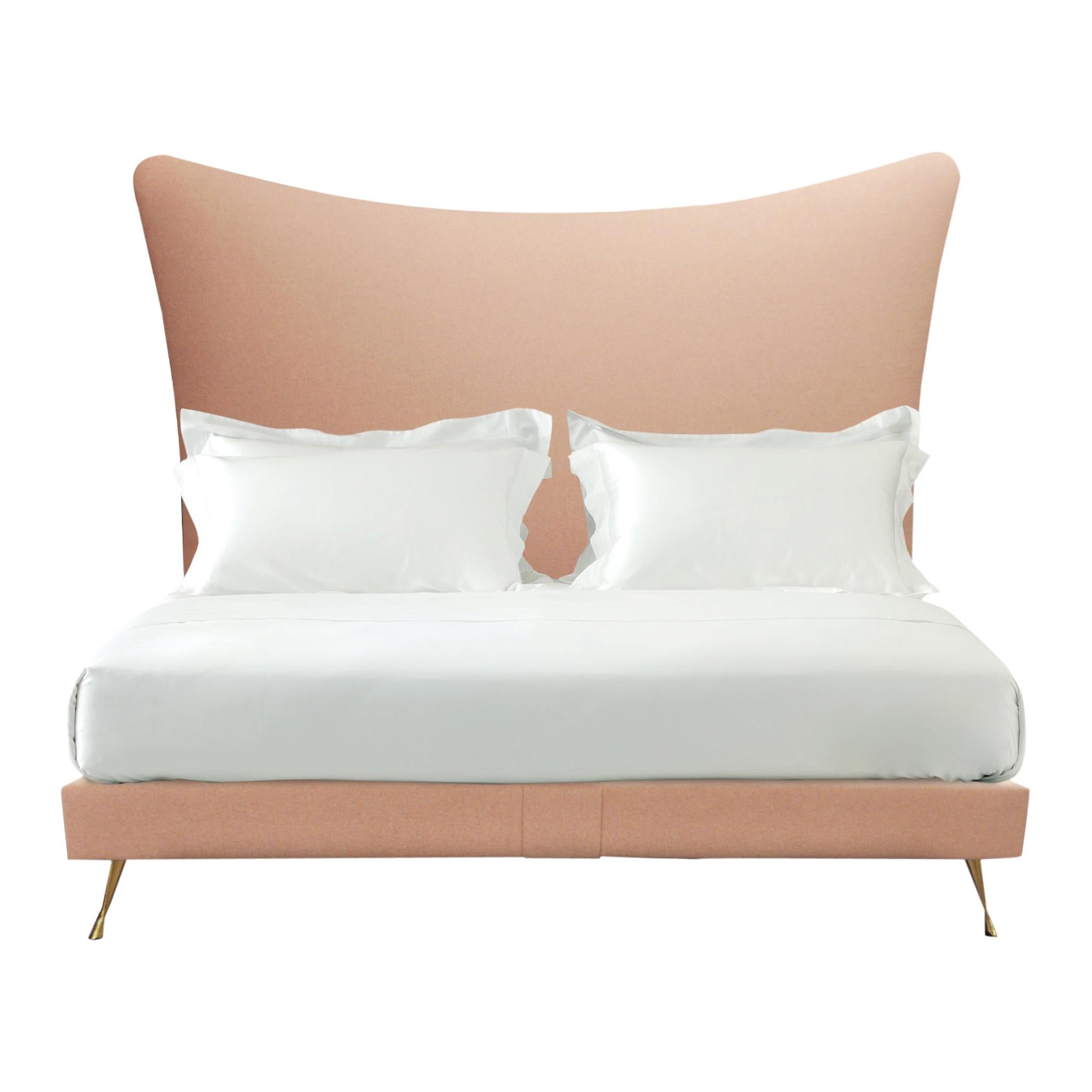 Savoir Amelia Headboard & Nº4 Bed Set, Handmade to Order, Queen Size For Sale
